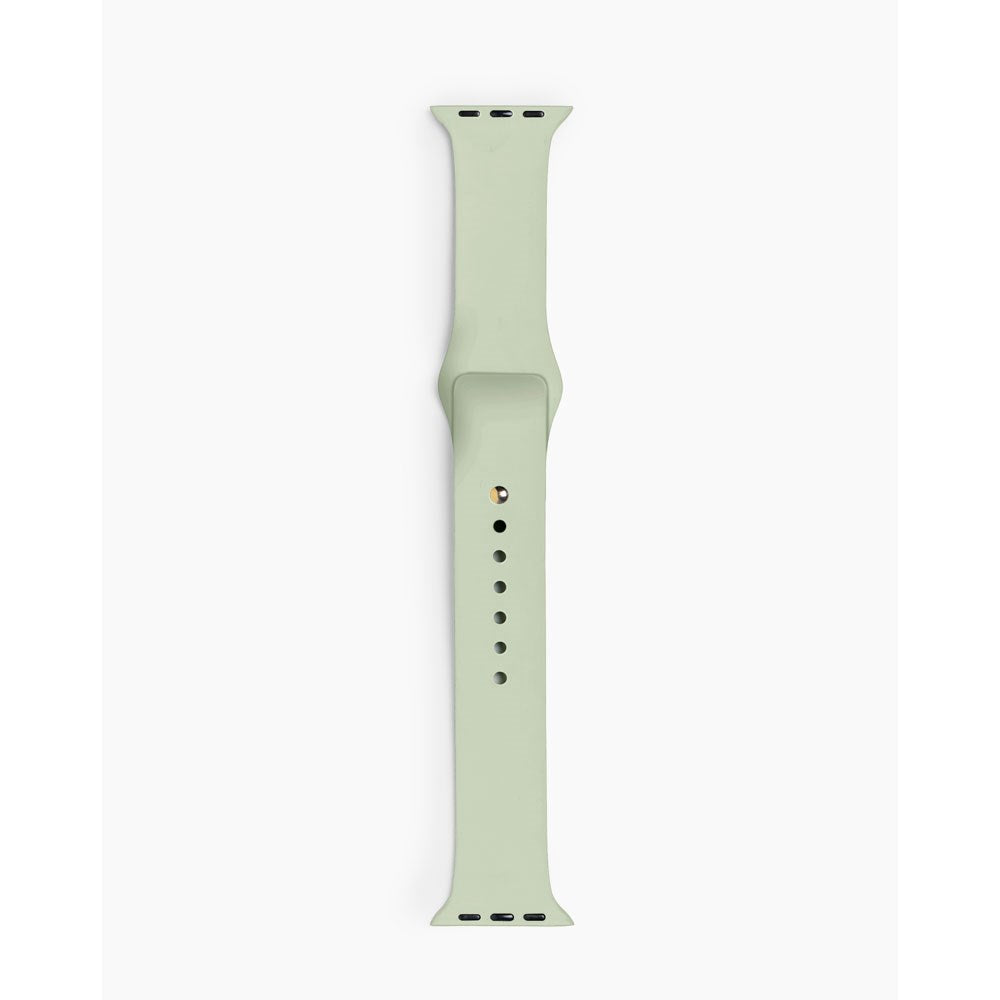 Apple Watch (38/40/SE/41/42mm) iDeal of Sweden Silicone Watch Strap - Size S/M - Sage Green
