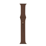 Apple Watch (42/44/SE/45/46/49mm) iDeal of Sweden Silicone Watch Strap - Size M/L - Mocha Mousse