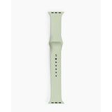 Apple Watch (42/44/SE/45/46/49mm) iDeal of Sweden Silicone Watch Strap - Size S/M - Sage Green