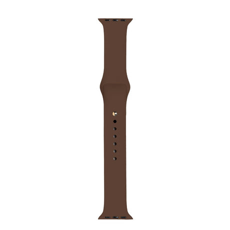 Apple Watch (42/44/SE/45/46/49mm) iDeal of Sweden Silicone Watch Strap - Size S/M - Mocha Mousse