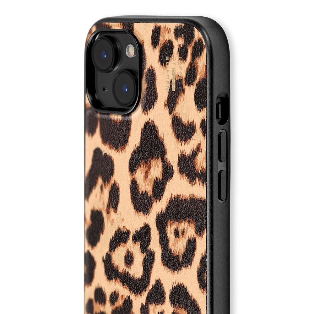 iDeal Of Sweden iPhone 16e / 15 / 14 / 13 Vegan Leather Case - Timeless Leo