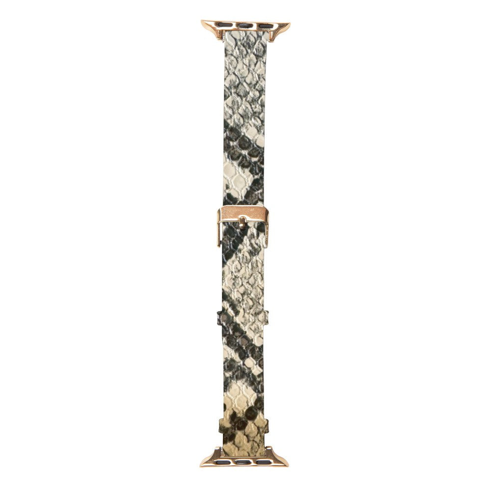 Apple Watch (38/40/SE/41/42mm) Vegan Leather Watch Strap - Exotic Taupe