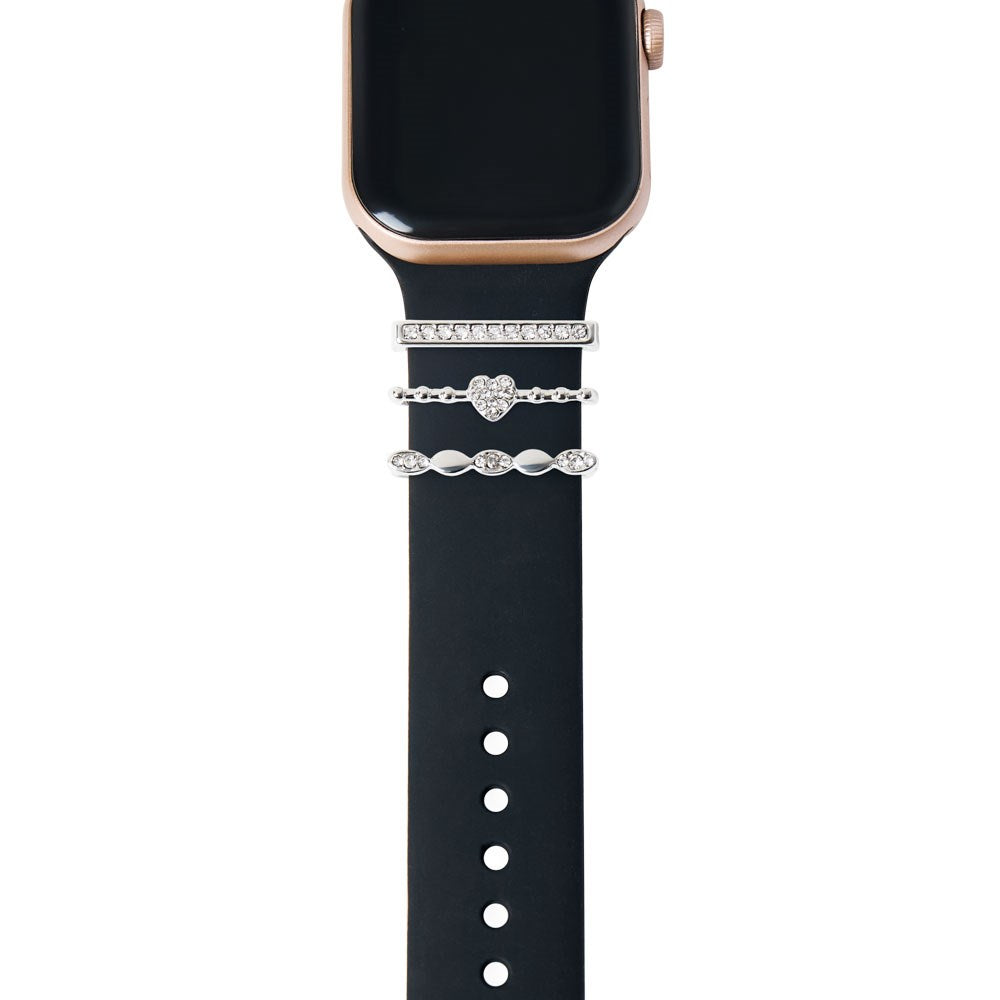 iDeal of Sweden Charm for Smartwatch Strap - Silver Sparkle