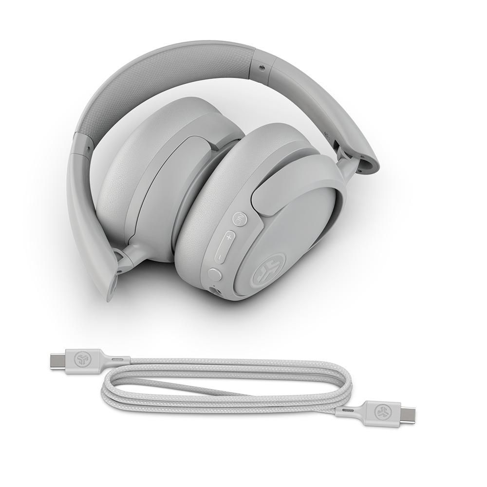 JLab JBuds Lux ANC Over-Ear Wireless Headphones - Cloud White