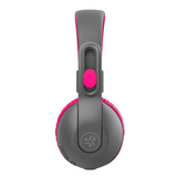 JLab JBuddies Studio 2 On-Ear Wireless Kids Headphones - Gray/Pink