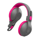 JLab JBuddies Studio 2 On-Ear Wireless Kids Headphones - Gray/Pink