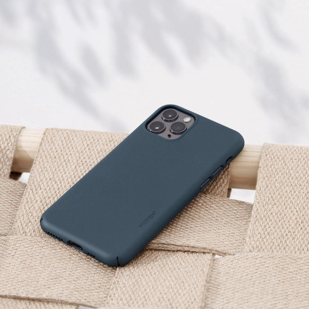 Nudient Thin Case V3 iPhone 12 / 12 Pro Case - Midwinter Blue