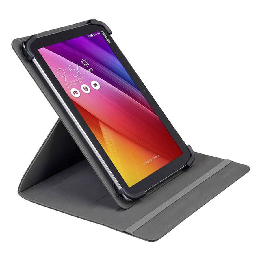 Universal 10" Gecko Easy-Click Leather Case - Black