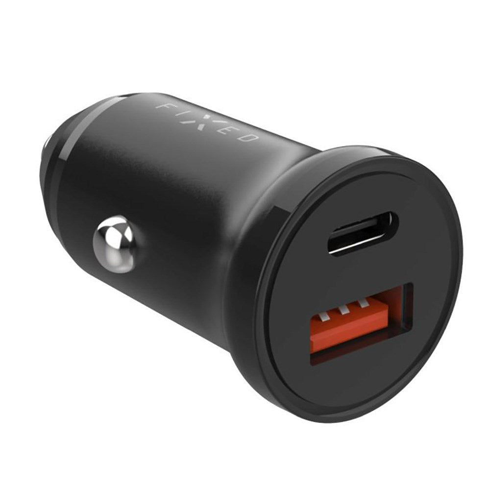 Fixed PD Car Charger 20W - USB-C & USB-A - Black