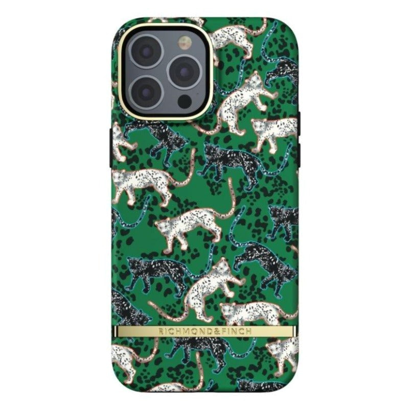 Richmond & Finch iPhone 13 Pro Freedom Case - Green Leopard