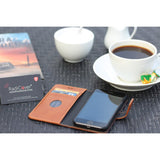 RadiCover 2-in-1 - iPhone 12 / 12 Pro - Genuine Leather Case - 86% Radiation Protection - Brown