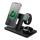 Fixed MagPowerstation 3-in-1 30W Wireless Charger - MagSafe Compatible - Black