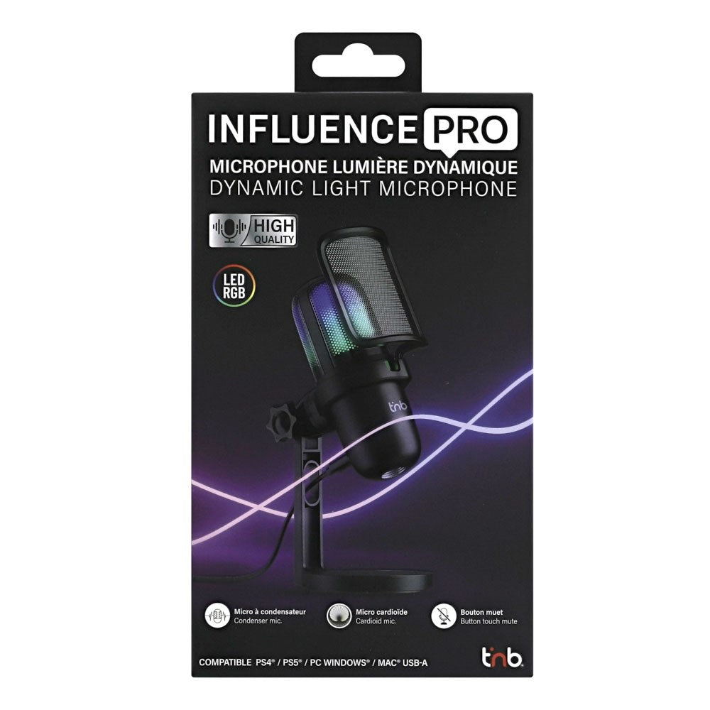 T'NB Influence Pro Microphone with LED Light - Black