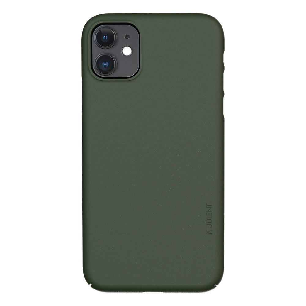 Nudient Thin Case V3 iPhone 11 Case - Pine Green