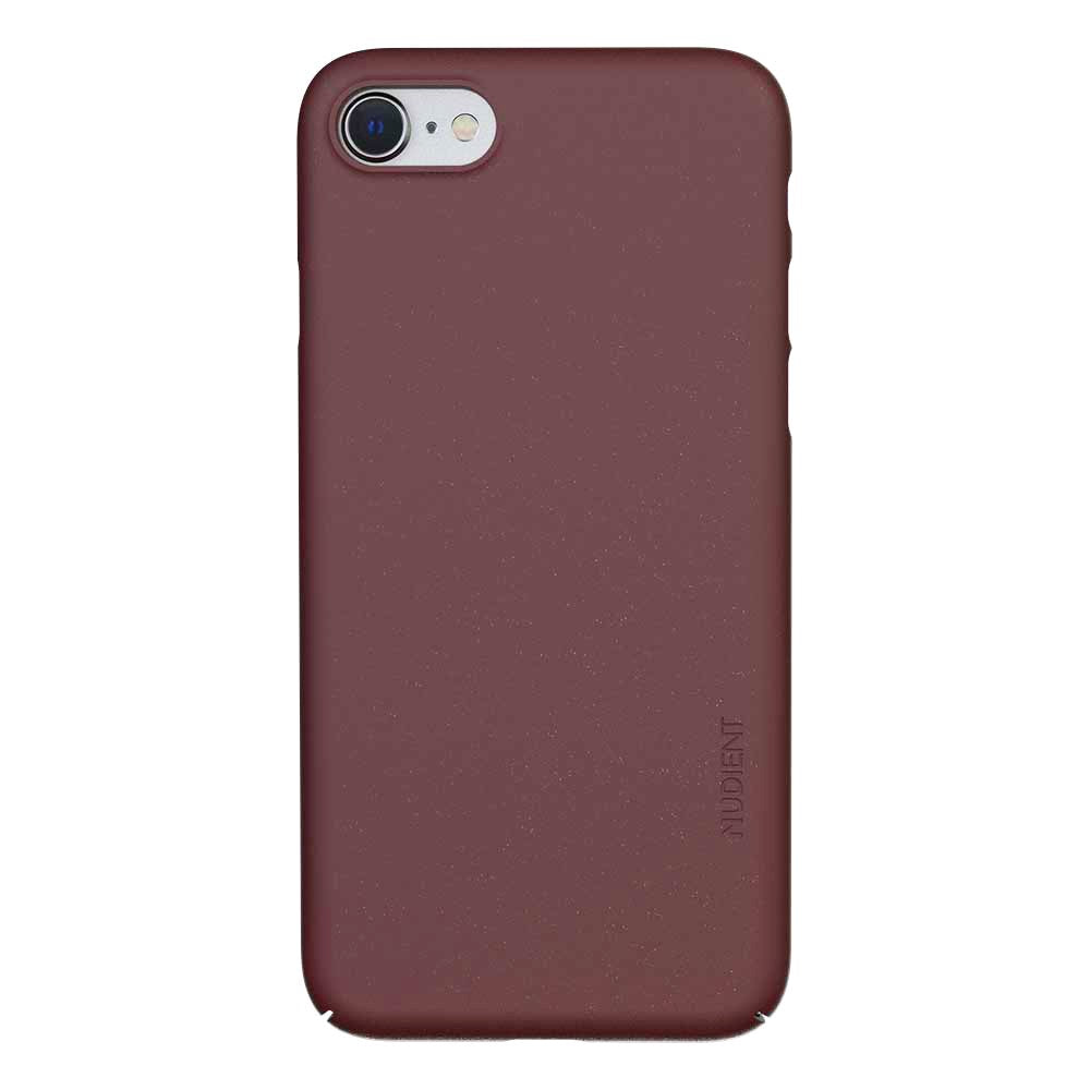 Nudient Thin Case V3 iPhone SE (2022/2020)/8/7 Case - Sangria Red