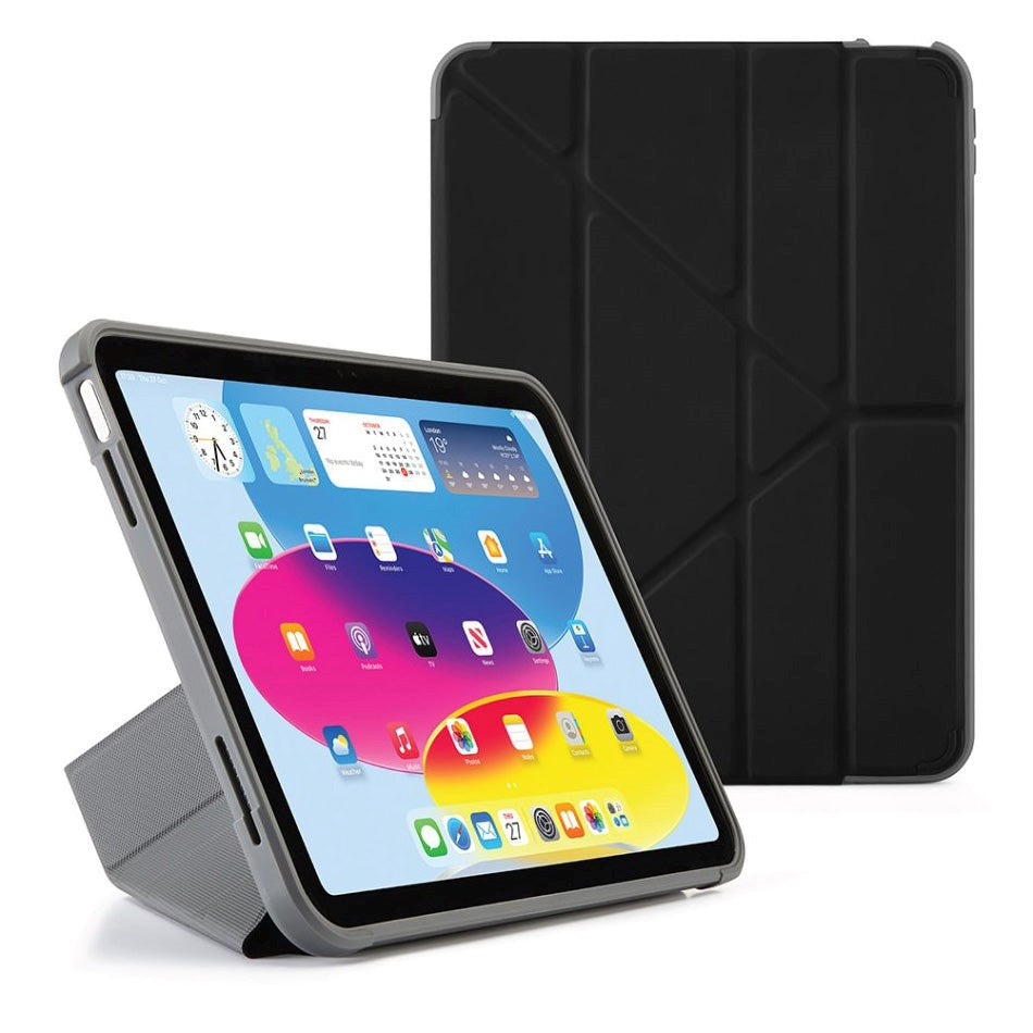 iPad 10.9" (2022)  Pipetto Origami Shield Case - Black