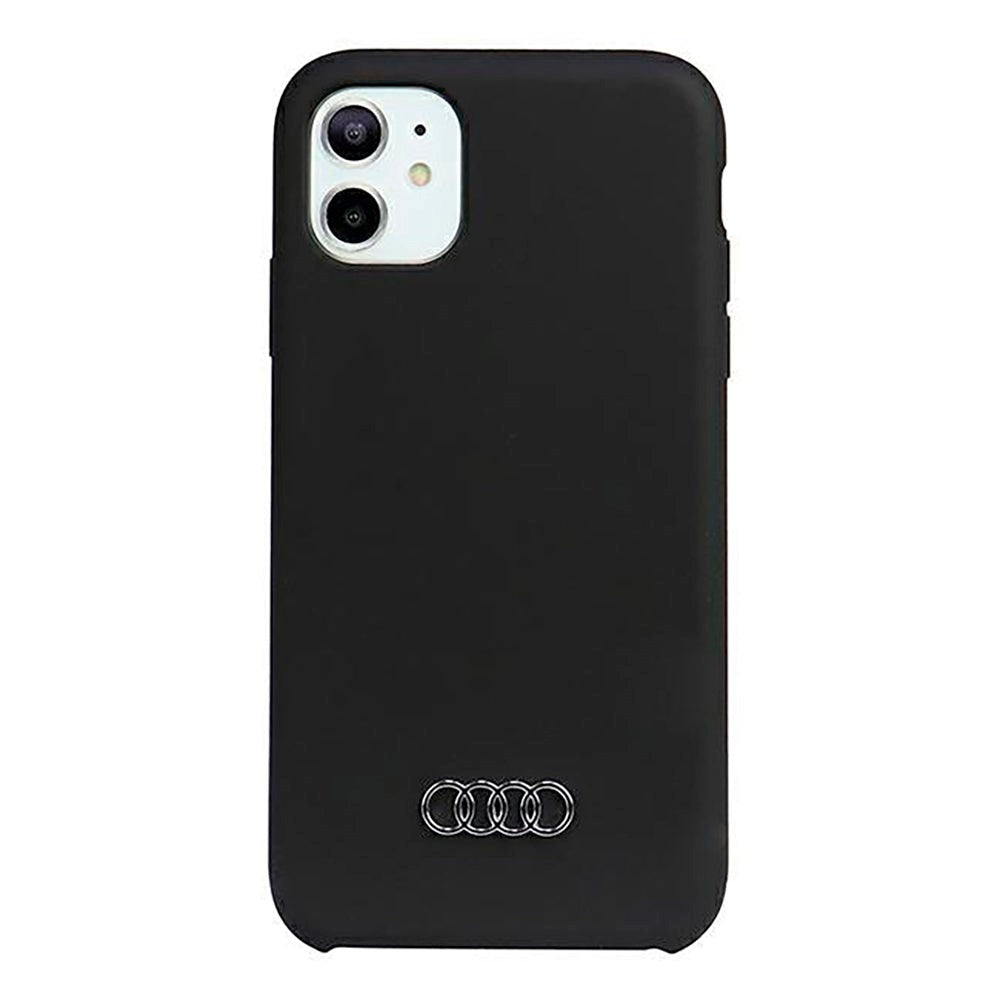 Audi iPhone 11 Silicone Cover - Black