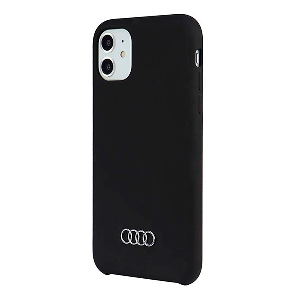 Audi iPhone 11 Silicone Cover - Black