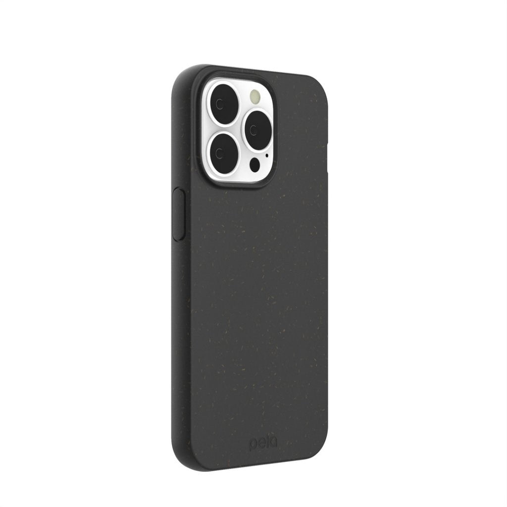 Pela Classic Eco-Friendly 100% Plant-Based Case For iPhone 13 Pro Max - Black