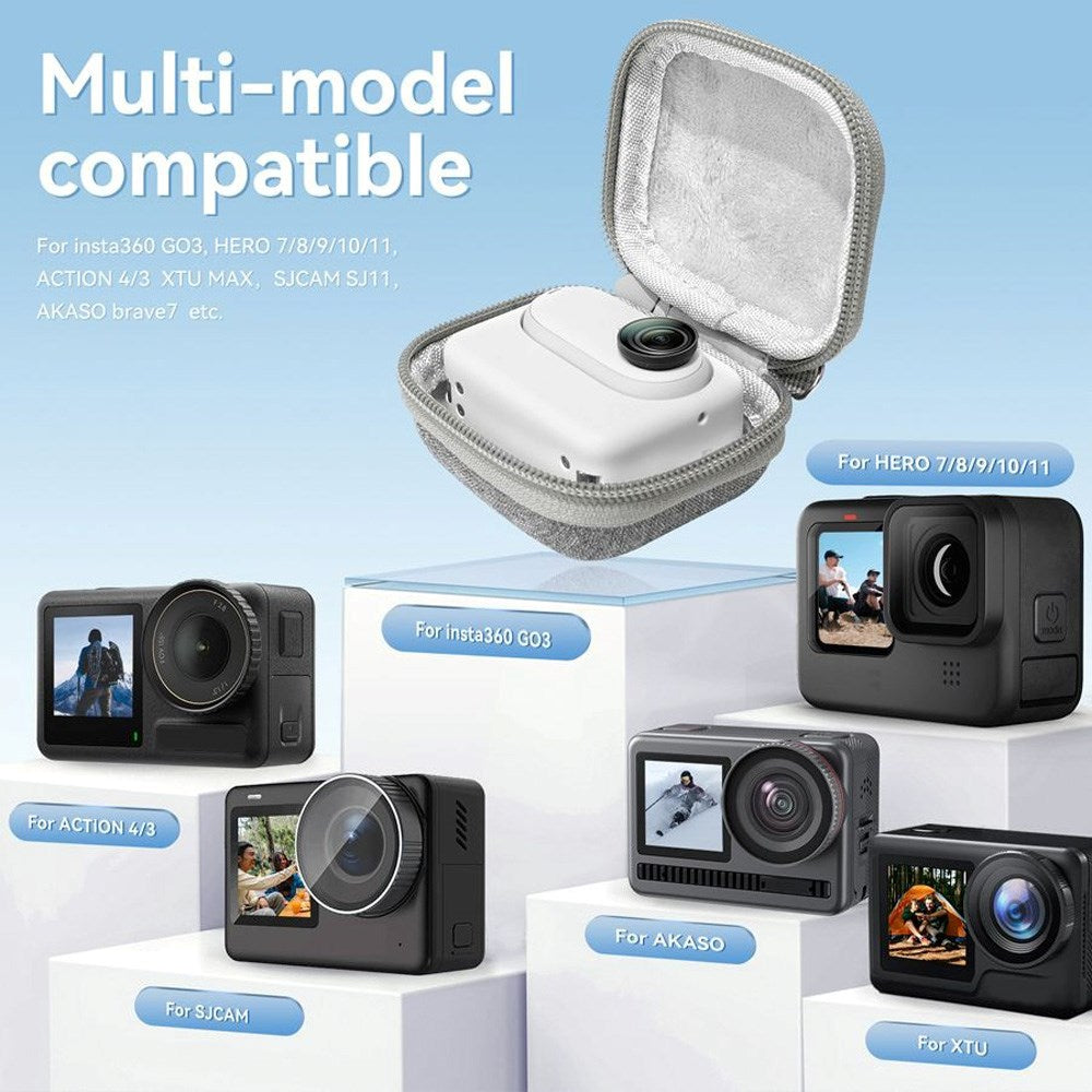 TELESIN Universal Protective Case for Action Camera - Grey