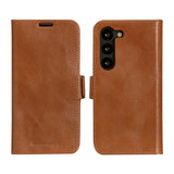 Samsung Galaxy S23 dbramante1928 Lynge Genuine Leather Magnet Flip Case - Tan