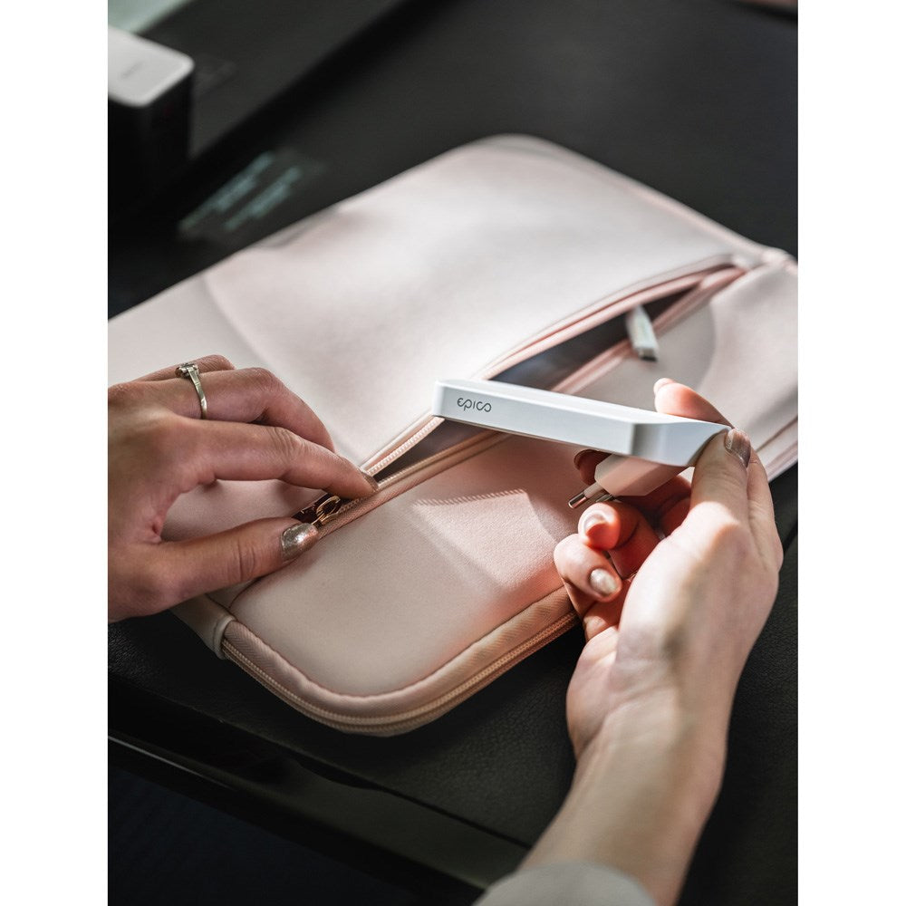 Epico UltraBoost Flat GaN 65W Wall Charger - 2x USB-C / 1x USB-A - White