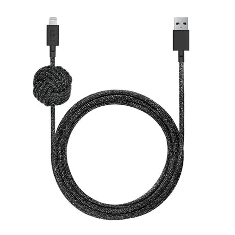 Native Union Night Cable USB-A to Lightning 3 meters. - Cosmos