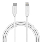 Smartline (3A/15W) USB-C to Lightning Cable 1 w. - White