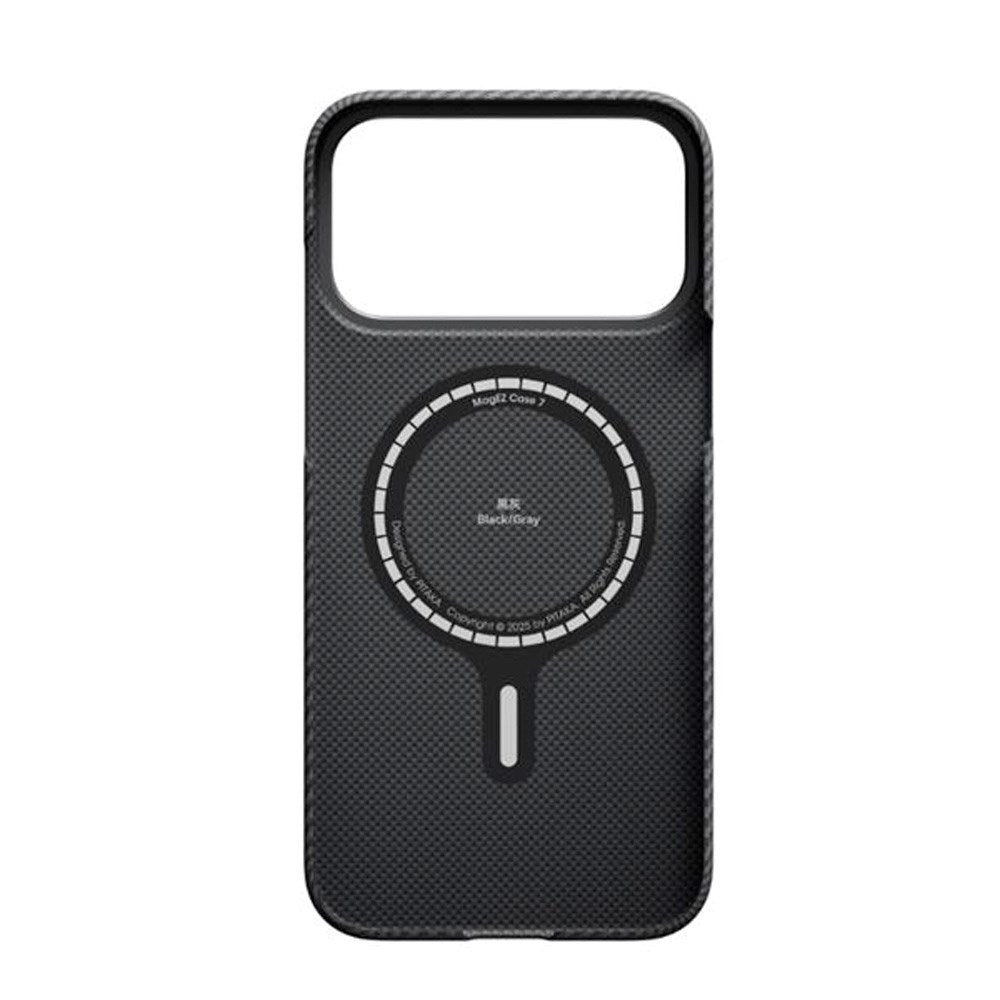 iPhone 17 Pro PITAKA Ultra Slim Case - MagSafe Compatible - Black / Grey