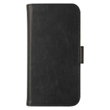 iPhone 11 Key Nordfjord Slim Magnet Wallet PU Leather Flip Case - Black