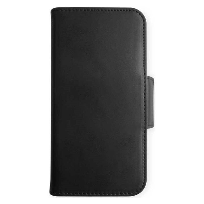 iPhone 13 Mini Key Nordfjord Slim Magnet Wallet PU Leather Flip Case - Black