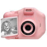 Denver KPC-1370 Digital Camera for Kids with Thermal Printer - incl. MicroSD Card & Printer Paper - Pink