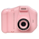 Denver KPC-1370 Digital Camera for Kids with Thermal Printer - incl. MicroSD Card & Printer Paper - Pink