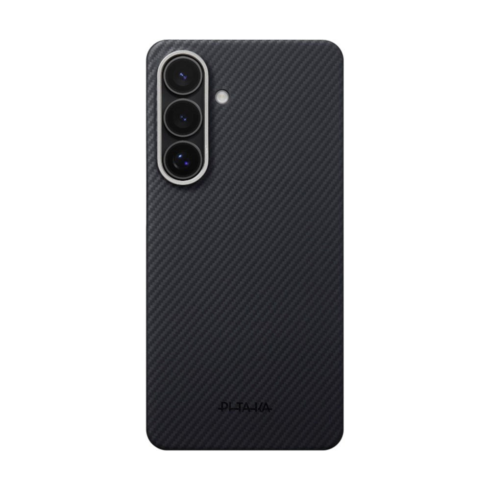 Samsung Galaxy S26 PITAKA Edge Case - MagSafe Compatible - Black / Grey Twill