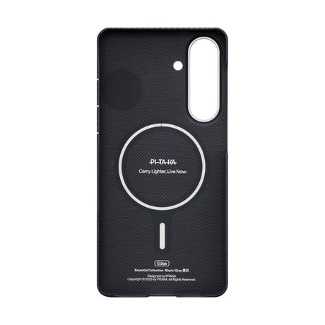 Samsung Galaxy S26 PITAKA Edge Case - MagSafe Compatible - Black / Grey Twill