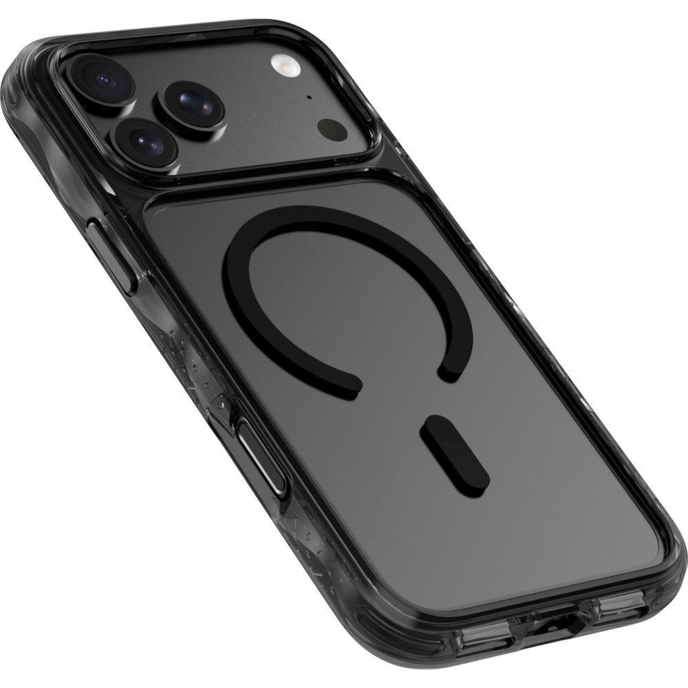 iPhone 18 Pro Max / 17 Pro Max LAUT CRYSTAL MATTER X Case - MagSafe Compatible - Black / Transparent