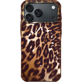 iPhone 18 Pro / 17 Pro LAUT HUEX WAVE Case - MagSafe Compatible - Mocha Leopard