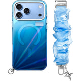 iPhone 18 Pro Max / 17 Pro Max LAUT NOVA GLOW Case with Strap and Star Charm - MagSafe Compatible - Blue