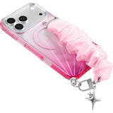 iPhone 18 Pro Max / 17 Pro Max LAUT NOVA GLOW Case with Strap and Star Charm - MagSafe Compatible - Pink