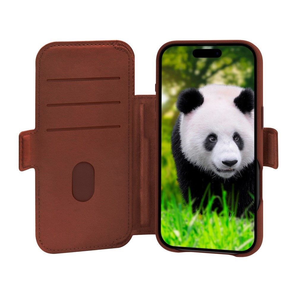 iPhone Air dbramante1928 Lynge Case - MagSafe Compatible - Dark Tan