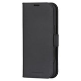 iPhone 16 Plus dbramante1928 Lynge Genuine Leather Magnet Flip Case - MagSafe Compatible - Black