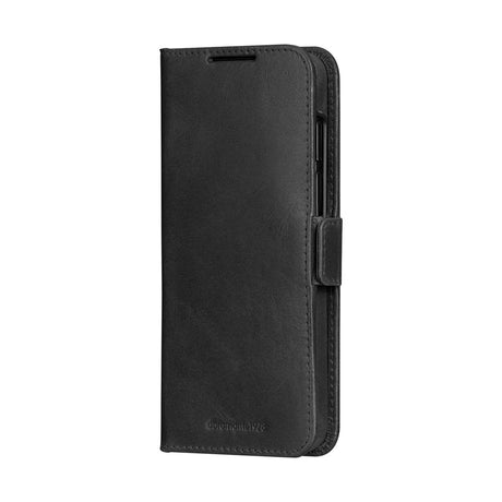 Samsung Galaxy S25+ (Plus) - dbramante1928 Lynge Genuine Leather 2-in-1 Flip Case - Black