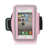 Running Wristband with Reflective edge Pink (Max. Phone: 115 x 59 x 10 mm)