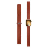 Lippa Apple Watch (38/40/SE/41/42mm) Magnetic Leather Strap - Brown