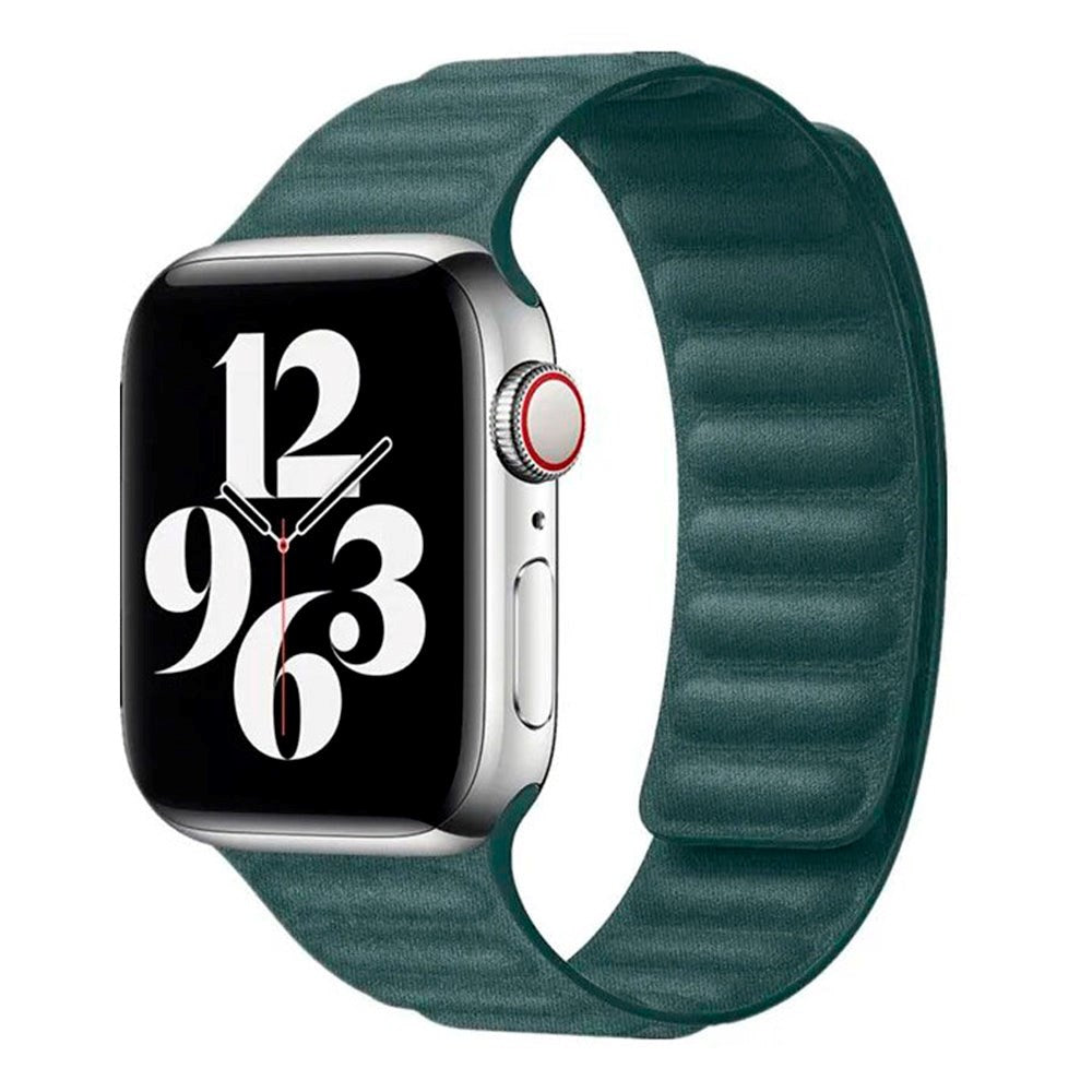 Apple Watch (38/40/SE/41/42mm) Magnetic Lippa Finewoven Strap - Green