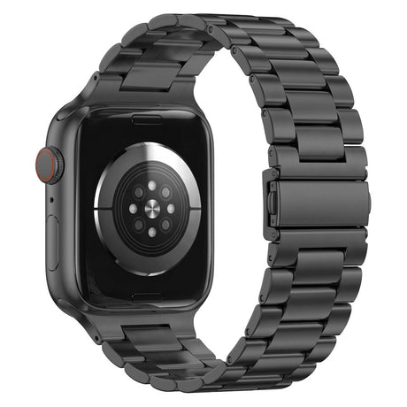 Lippa Apple Watch (38/40/SE/41/42mm) Stainless Steel Strap - Black