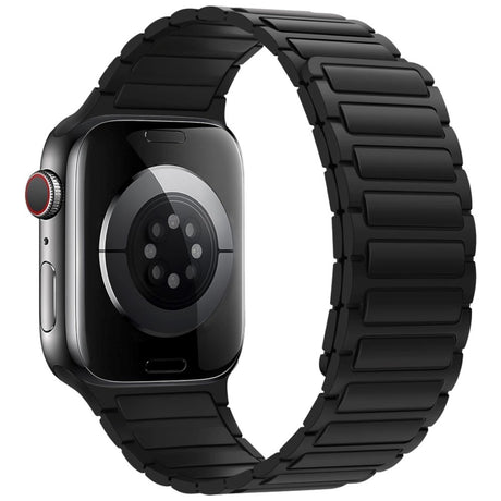 Apple Watch (38/40/41/42 mm) Lippa Magnetic Silicone Strap - Black