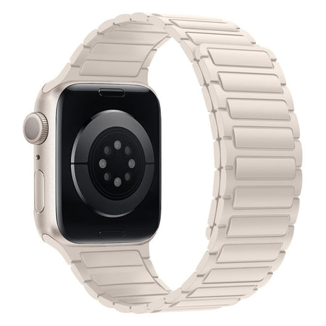 Apple Watch (38/40/41/42 mm) Lippa Magnetic Silicone Strap - White