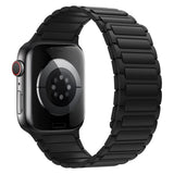 Apple Watch (42/44/45/46/49 mm) Lippa Magnetic Silicone Strap - Black