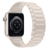 Apple Watch (42/44/45/46/49 mm) Lippa Magnetic Silicone Strap - White